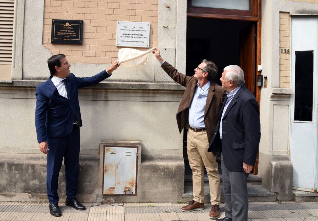 Se hizo el acto por los 100 años del Centro Social Israelita en Concepción del Uruguay
